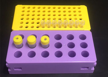 صديقة للبيئة البلاستيك برودة كتل الجليد PCR أنبوب الرف للطب