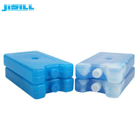 400 جرام الغذاء الصف الكثافة البلاستيك مروحة الجليد حزمة أبيض شفاف مع السائل الأزرق