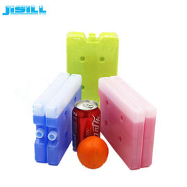 HDPE ملونة من البلاستيك لبنة الجليد برودة للأغذية الباردة التخزين / تجميد حزمة لمبرد