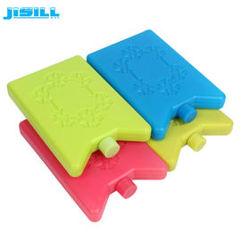 الصف الغذائي HDPE البلاستيك 15 * 10 * 2 CM حزم الثلج المصغرة حزم التجميد شهادة FDA SGS للأغذية المجمدة
