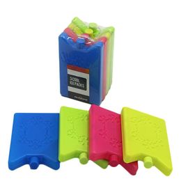 الصف الغذائي HDPE البلاستيك 15 * 10 * 2 CM حزم الثلج المصغرة حزم التجميد شهادة FDA SGS للأغذية المجمدة